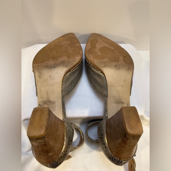 Sundance woven ankle heels size 38 - Picture 9 of 10